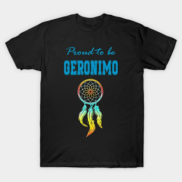 Native American Geronimo Dreamcatcher 48 T-Shirt by Barbara Jane Thomas